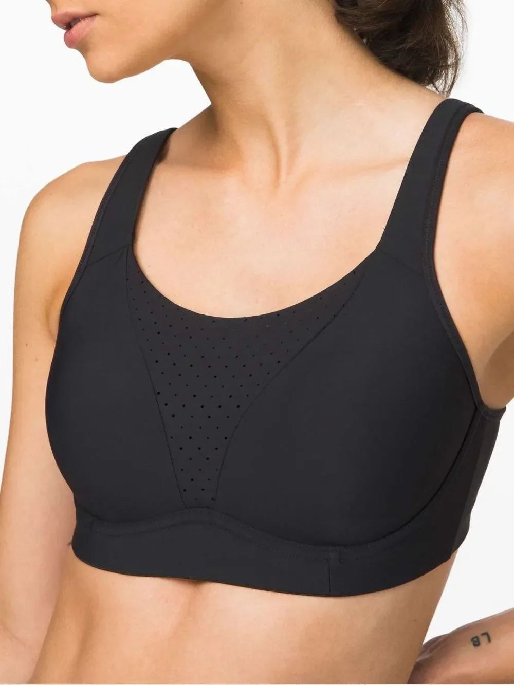 Lululemon Run Times Sports Bra - High Support | Black 38DD